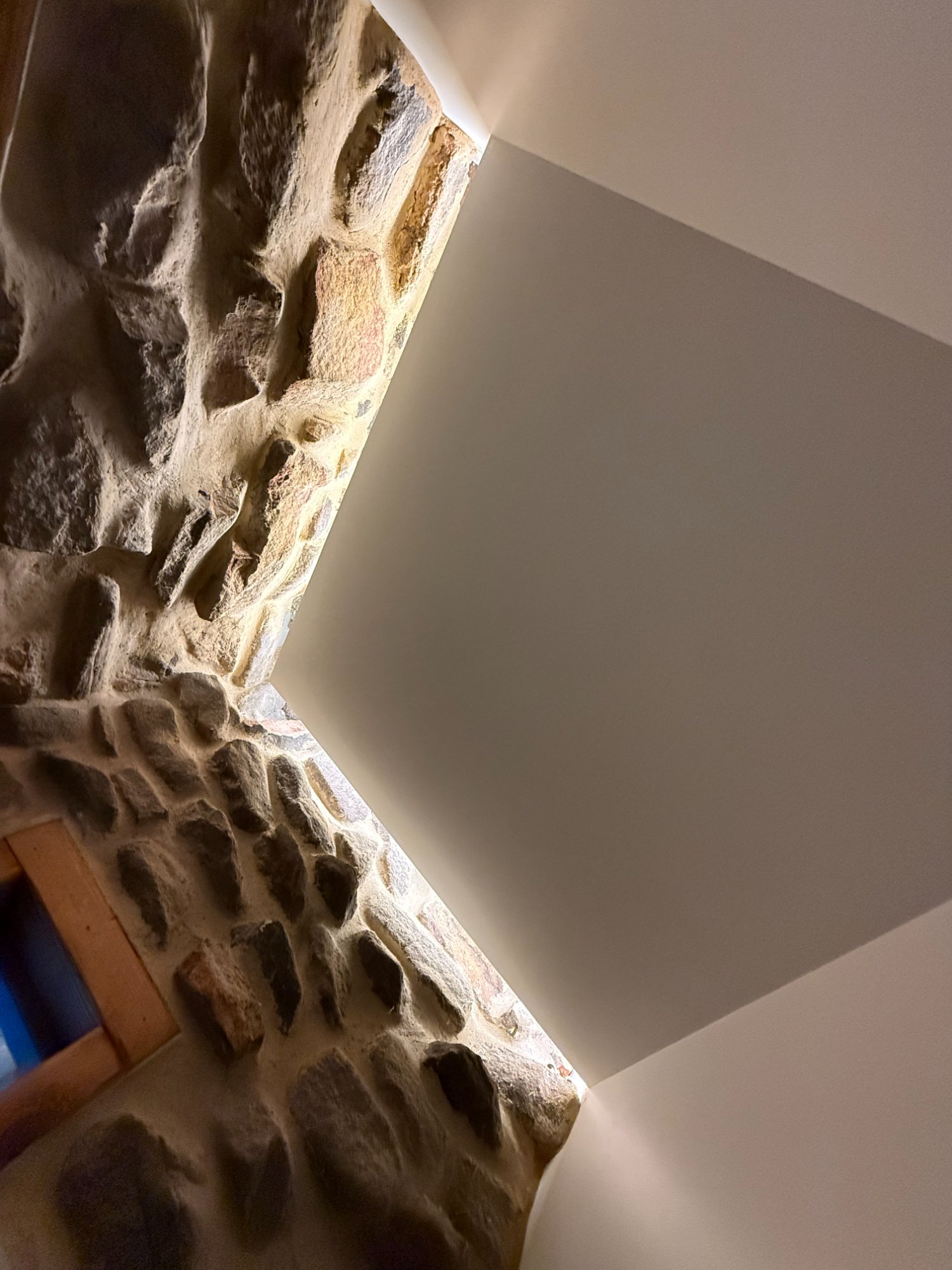 Exterior pathway LED strip lighting